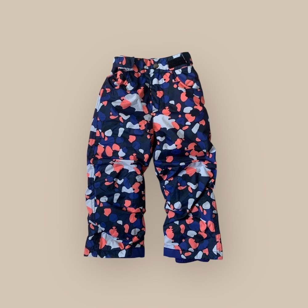 Little girls Columbia Colorful Patterned Snow Pants
